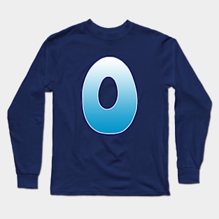 O - Blue Long Sleeve T-Shirt